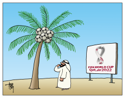 QATAR PALMTREE by Arend van Dam