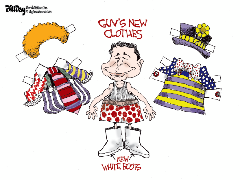 DeSantis' White Boots