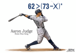 AARON JUDGE BASEBALL HOME RUN KING by R.J. Matson