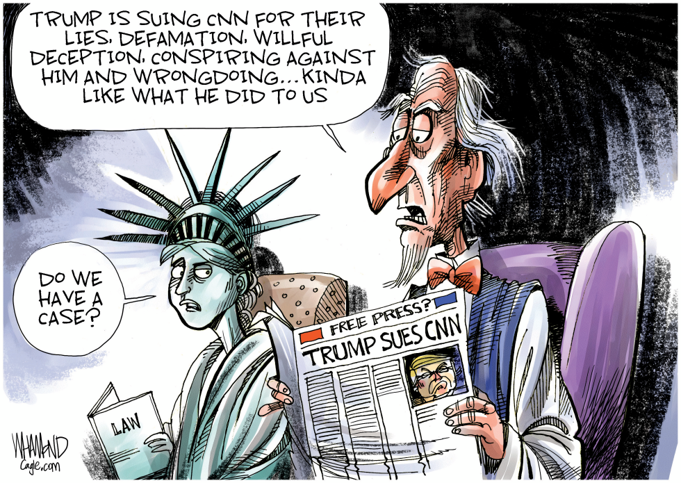Trump sues CNN