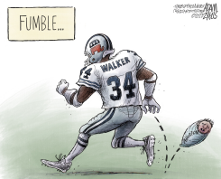 HERSCHEL WALKER by Adam Zyglis