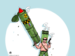 PUTIN & NUCLEAR THREAT  by Emad Hajjaj