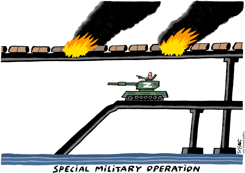 CRIMEA BRIDGE ATTACK by Schot