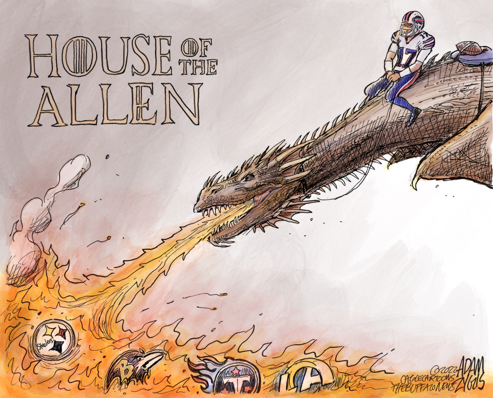 Josh Allen on Fire