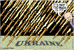 UKRAINE ROCKET ATTACKS by Monte Wolverton