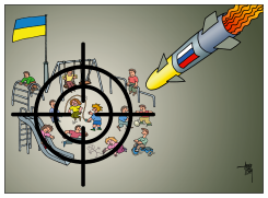 CIVILIAN TARGETS UKRAINE by Arend van Dam