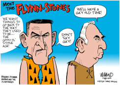 MEET THE FLYNN STONES by Dave Whamond