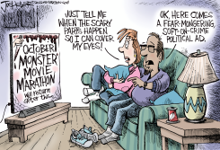 POLITICAL ADS by Joe Heller