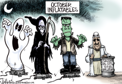 HALLOWEEN INFLATABLES by Joe Heller