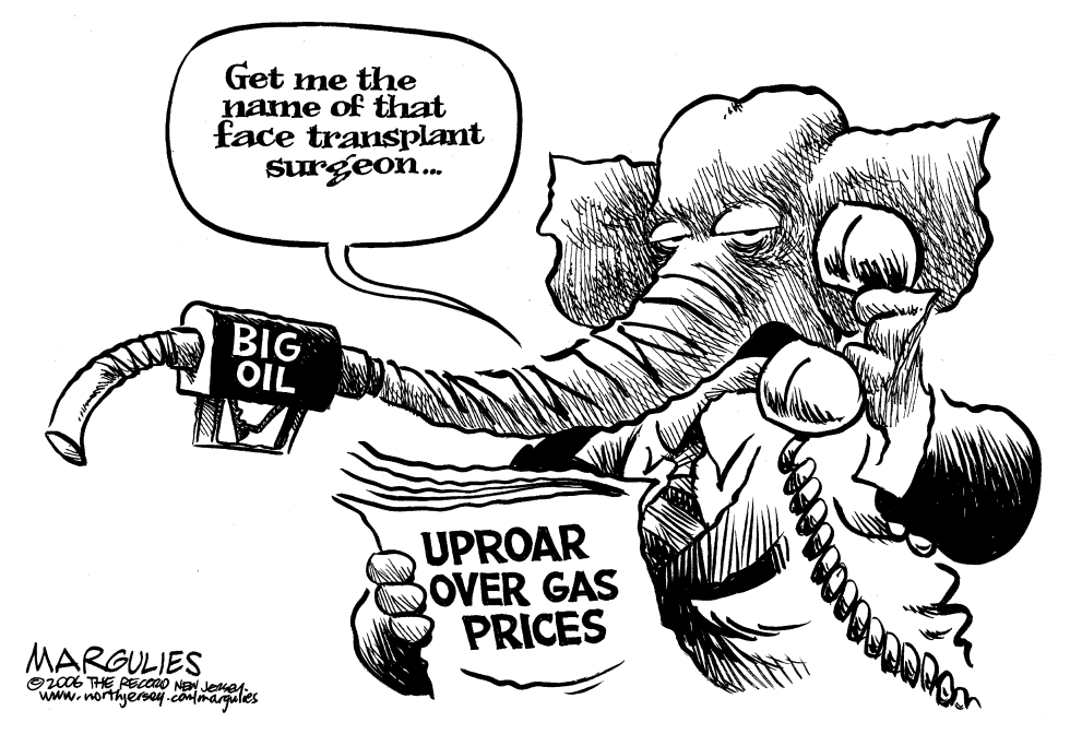 UPROAR OVER GAS PRICES by Jimmy Margulies
