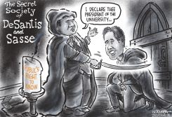DESANTIS AND SASSE IN SECRET by Jeff Koterba