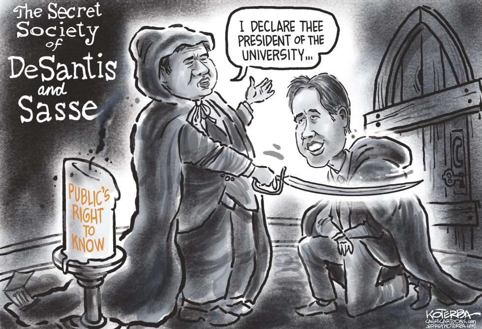 DeSantis and Sasse in Secret