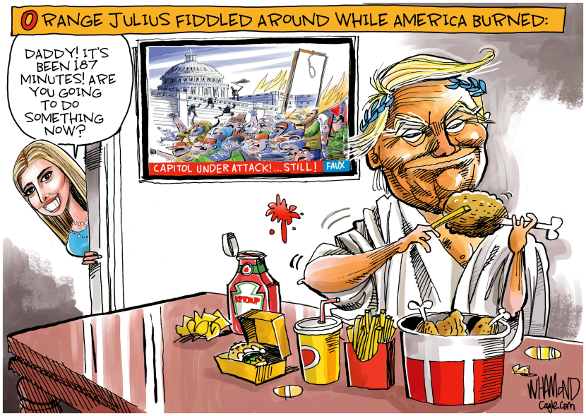 Trump fiddled while America burned