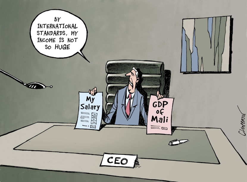 TOP EXECUTIVES SALARY