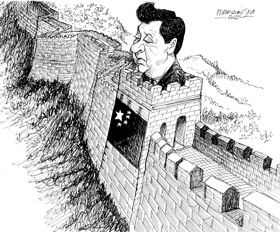 Xi Jinping wall