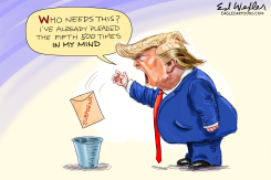 TRUMP PLEADED FIFTH IN HIS MIND by Ed Wexler