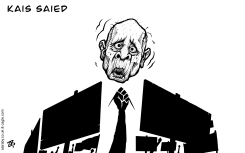 TUNISIAN PRESIDENT KAIS SAIED  by Emad Hajjaj