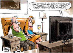DIVISIVENESS IN POLITICS by Dave Whamond
