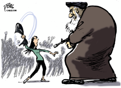 IRAN HEADSCARF PROTEST by Tom Janssen
