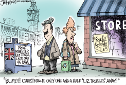 LIZ TRUSS by Joe Heller
