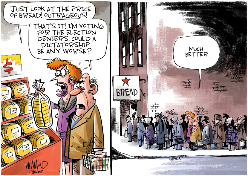 Inflation and the fate of democracy