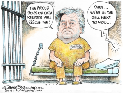 BANNON PRISON SENTENCE by Dave Granlund