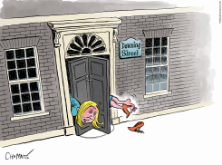 LIZ TRUSS IS OUT by Patrick Chappatte