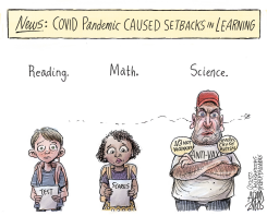 NATIONAL TEST SCORES by Adam Zyglis