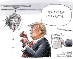 TRUMP SUBPOENA by Adam Zyglis