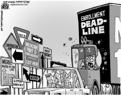 ENROLLMENT DEADLINE GRAYSCALE by Jeff Parker