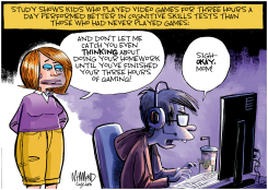 VIDEO GAMING LINKED TO BETTER COGNITIVE SKILLS by Dave Whamond
