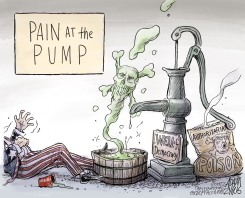 WELL OF DEMOCRACY by Adam Zyglis