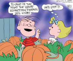 BIPARTISAN PUMPKIN by Gary McCoy