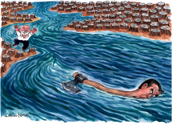 LULA AND BOLSONARO by Christo Komarnitski