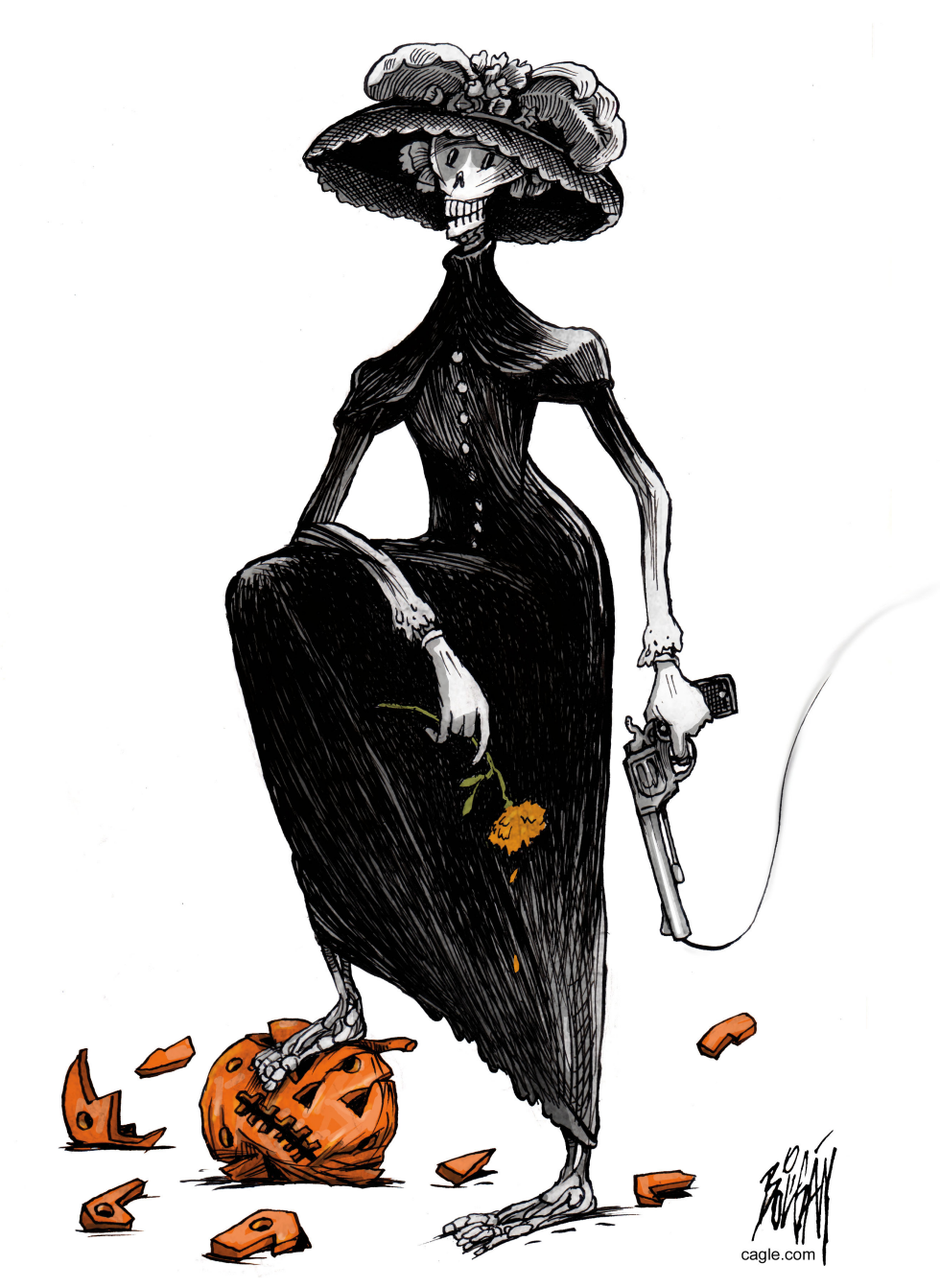 DAY OF THE DEAD AND PUMPKINS