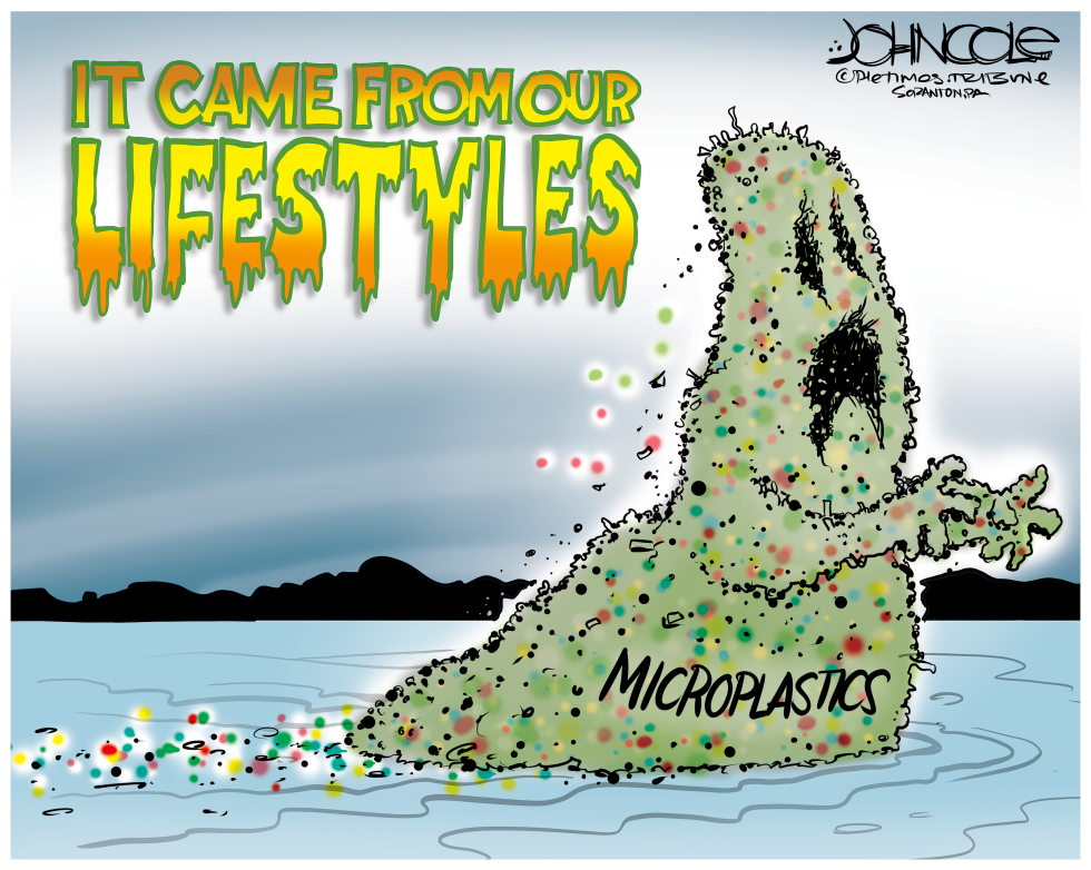 Microplastics monster