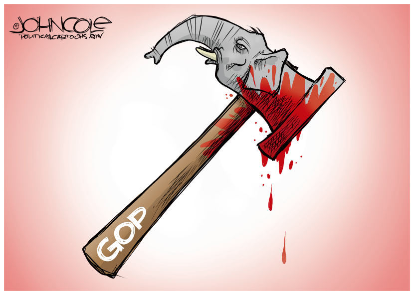 GOP hammer