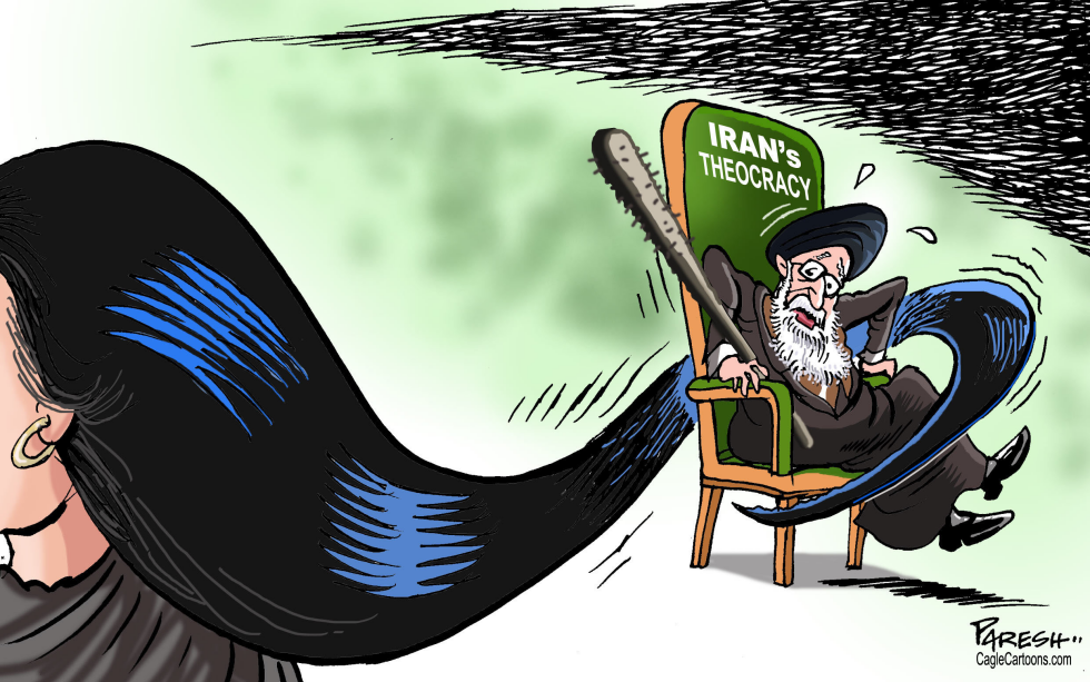 Iranian women protest