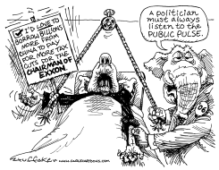 MORE TAX CUTS by Sandy Huffaker