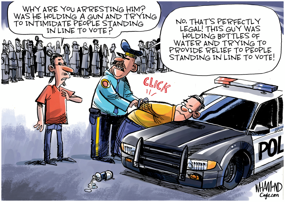 Voter intimidation