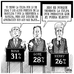 TRIO CON BAJOS INDICES DE APROBACION by R.J. Matson