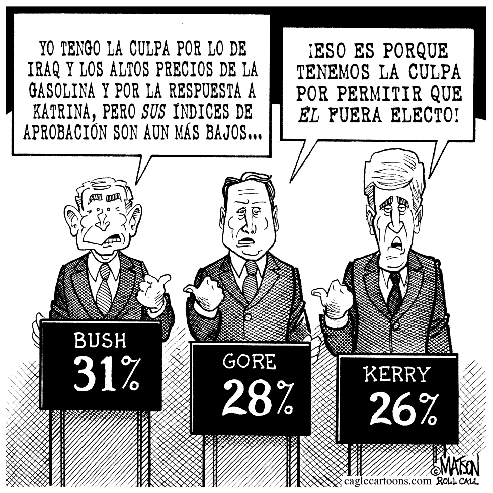  TRIO CON BAJOS INDICES DE APROBACION by RJ Matson