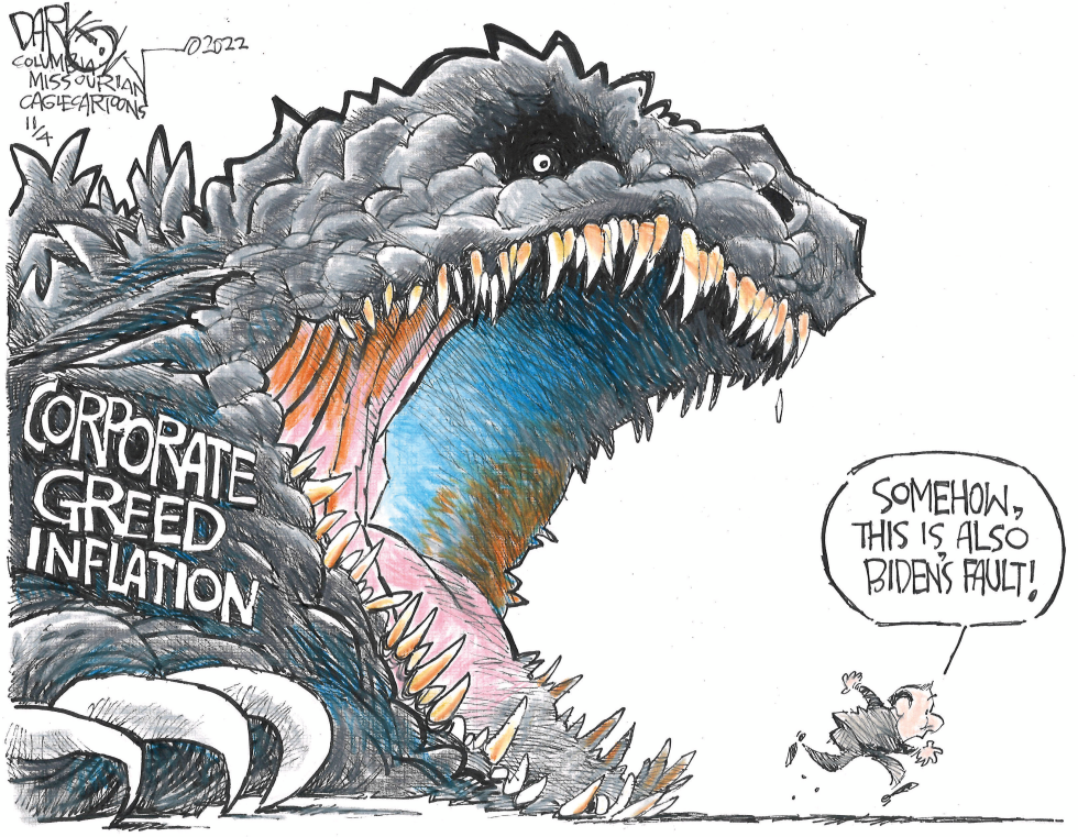 Monster corporate greed