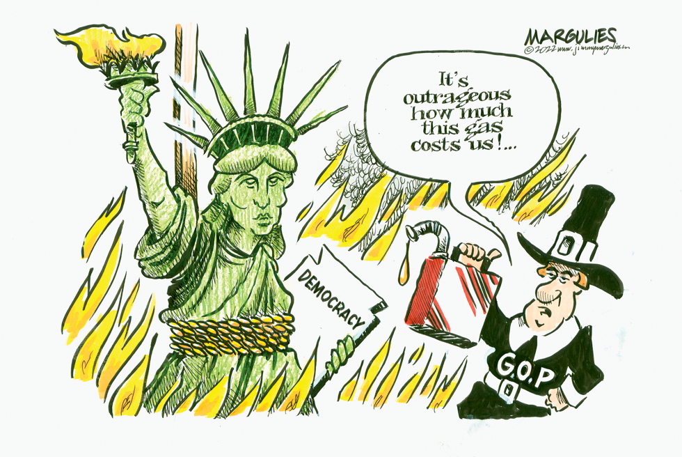 Gas prices vs.democracy
