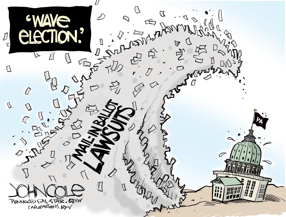 PENNSYLVANIA Mail-in ballot sue-nami