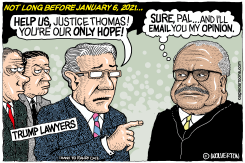 CLARENCE THOMAS TO THE RESCUE by Monte Wolverton