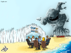 CLIMATE SUMMIT by Osama Hajjaj