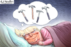 TRUMP DREAMS HAMMERS by Ed Wexler