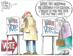 MIDTERMS 2022 ELECTION LEGITIMACY BIG LIE by John Darkow