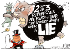 BIG LIE by Pat Bagley